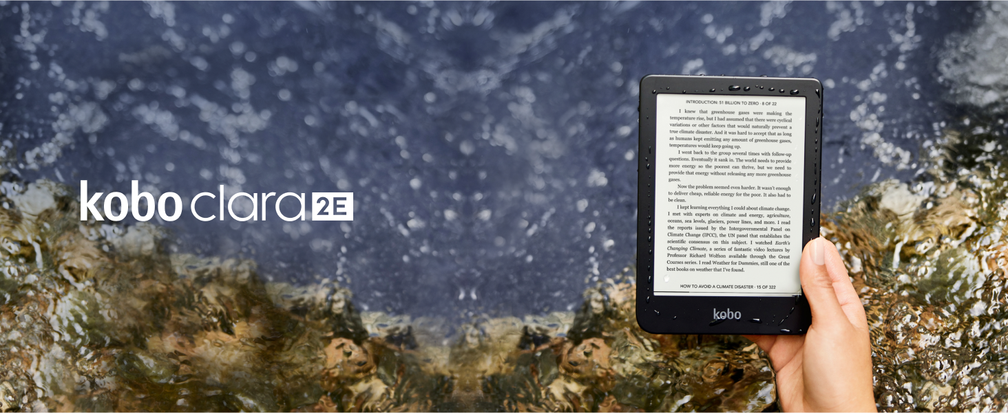 Amazon.com: Kobo Clara 2E | eReader | Glare-Free 6” HD Touchscreen